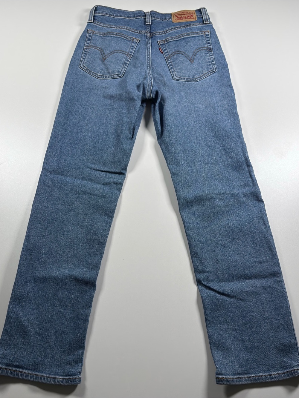 Levi's Women’s Light Blue Wedgie Straight Leg Waterless Jeans Size 27